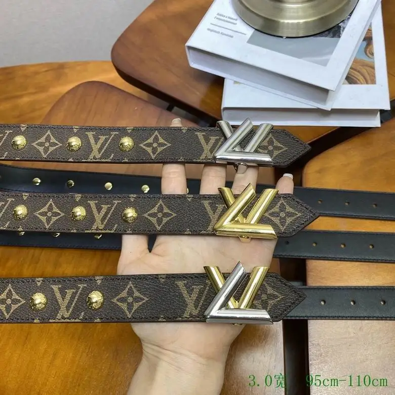 LV Belt 30mmX95-110cm 7D70